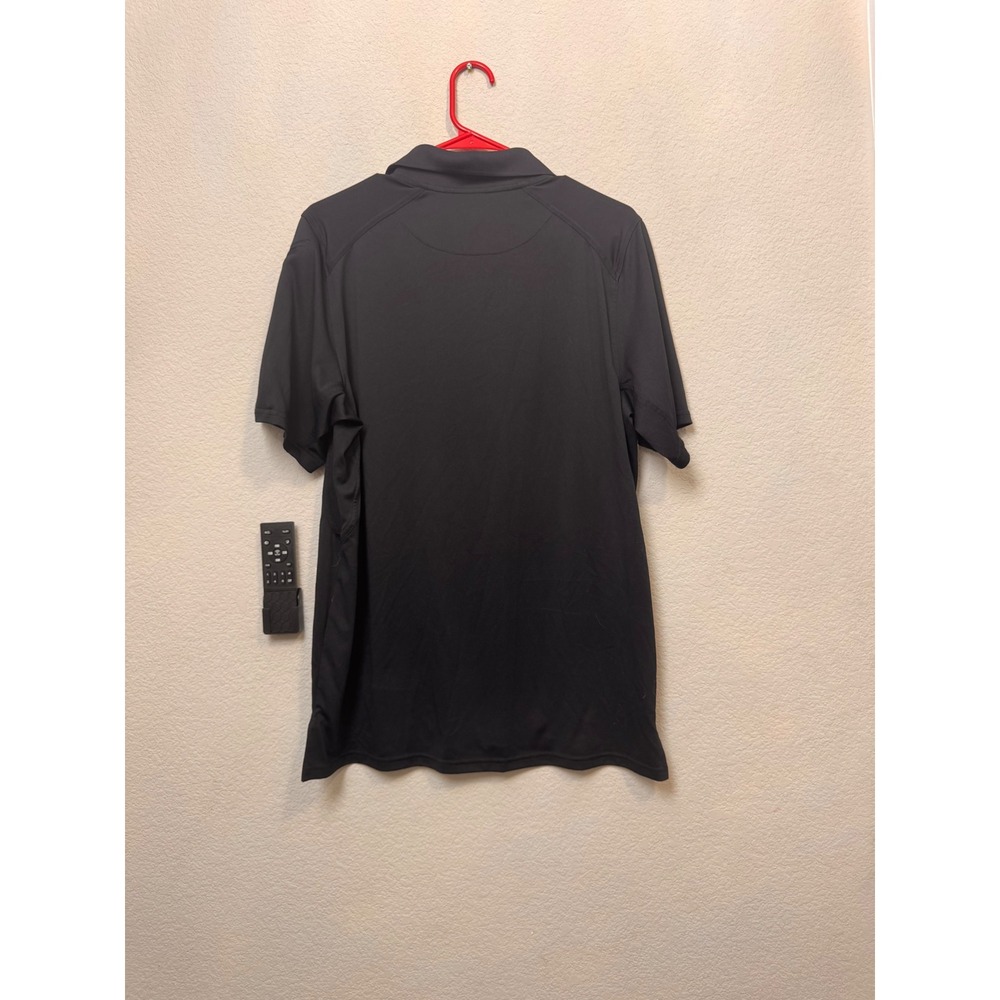 5.11 Tactical Polo Shirt Mens Medium Black Short Sleeve Performance Workwear - Picture 2 of 4